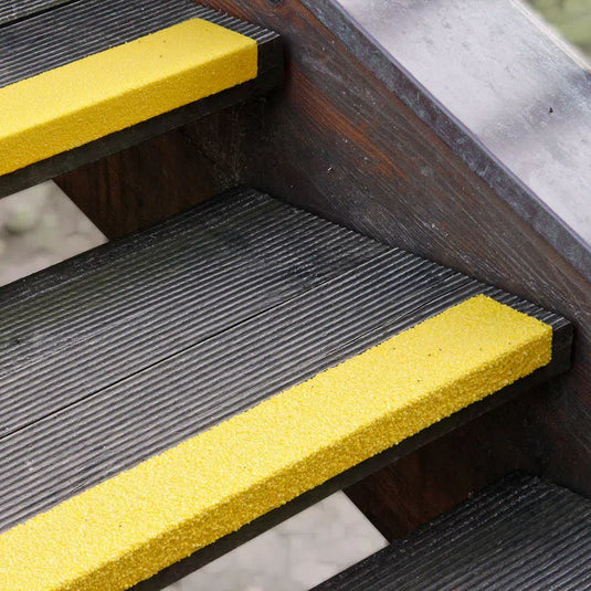 Skridsikker GRP Trappe Kantprofil - 70x30mm - Grov Korn 12