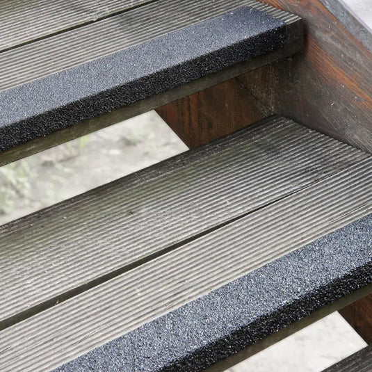 Skridsikker GRP Trappe Kantprofil - 70x30mm - Medium Korn 46