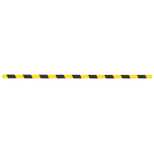 Skridsikker Tape - Formbar-Gul/Sort-Ark 25x1000mm - pakke a´10 stk.-R13 (Korn 60)