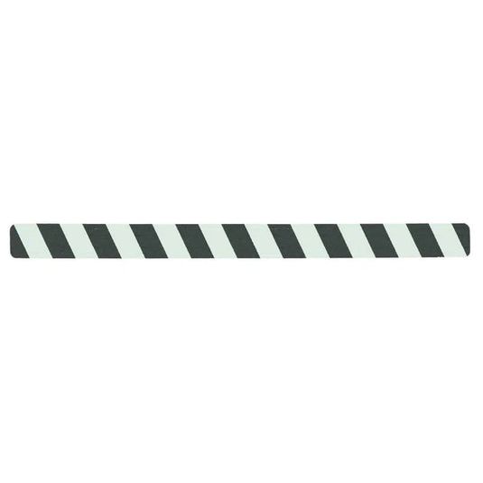 Skridsikker Tape - Selvlysende-Selvlysende/Sort-Ark 50x650mm - pakke a´10 stk.-R13 (Korn 60)