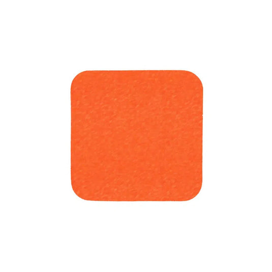 Skridsikker Tape - Signal Farver-Signal Orange-Ark 140x140mm - pakke a´10 stk.-R13 (Korn 60)